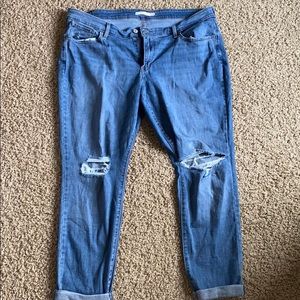 711 skinny plus size Levi jeans